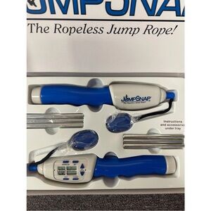 JumpSnap Ropeless Jump Rope in Blue and White